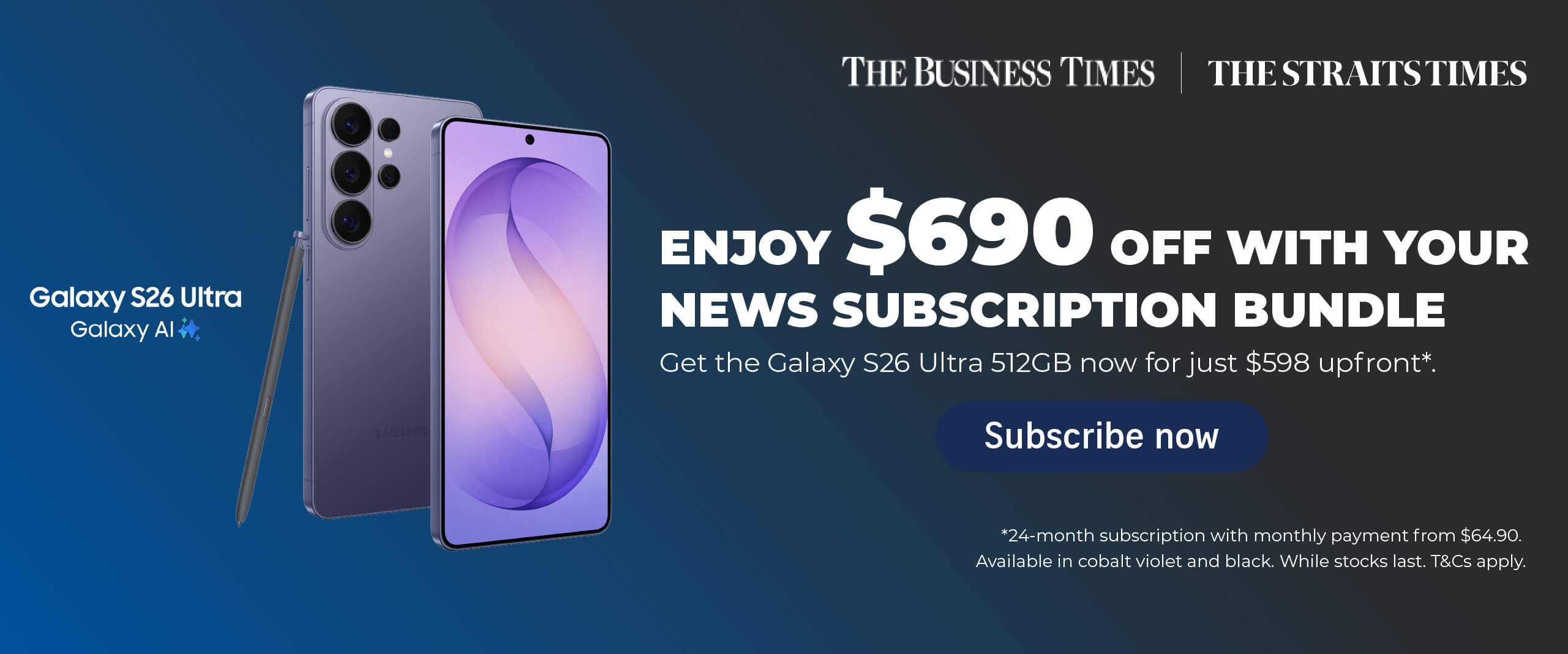 SPH Newspapers - Straits Times, Business Times, ZaoBao, Magazines - Print & Digital Subscription Plans
