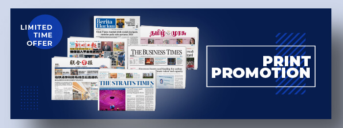 SPH Newspapers - Straits Times, Business Times, ZaoBao, Magazines - Print & Digital Subscription Plans