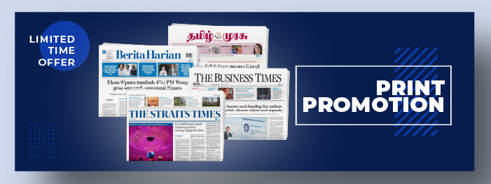 SPH Newspapers - Straits Times, Business Times, ZaoBao, Magazines - Print & Digital Subscription Plans