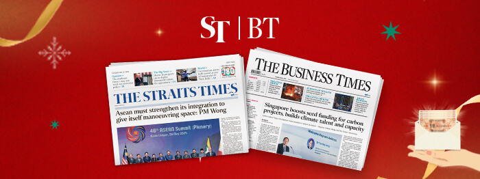 SPH Newspapers - Straits Times, Business Times, ZaoBao, Magazines - Print & Digital Subscription Plans