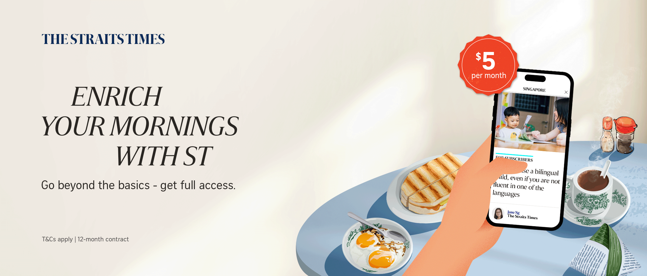 ST1D $5 Monthly - Evergreen AM - Landing page Banner_Desktop_2500 X 1068px (1) SPH Newspapers - Straits Times, Business Times, ZaoBao, Magazines - Print & Digital Subscription Plans