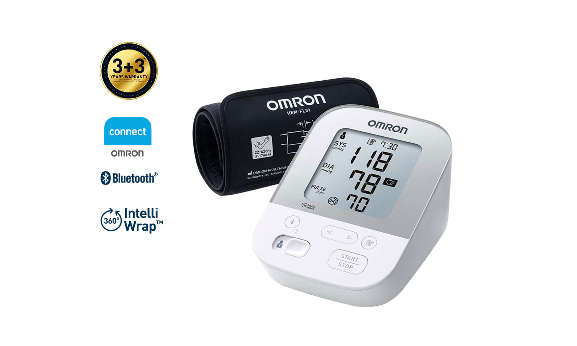 OMRON Upper Arm Blood Pressure Monitor (HEM-7155T)